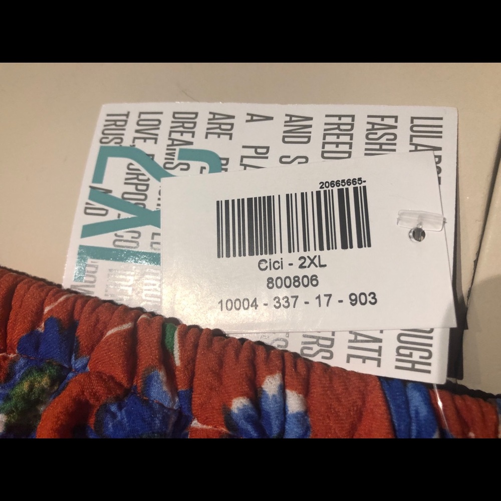 Lularoe Cici Dress 2xl - Picture 4 of 8